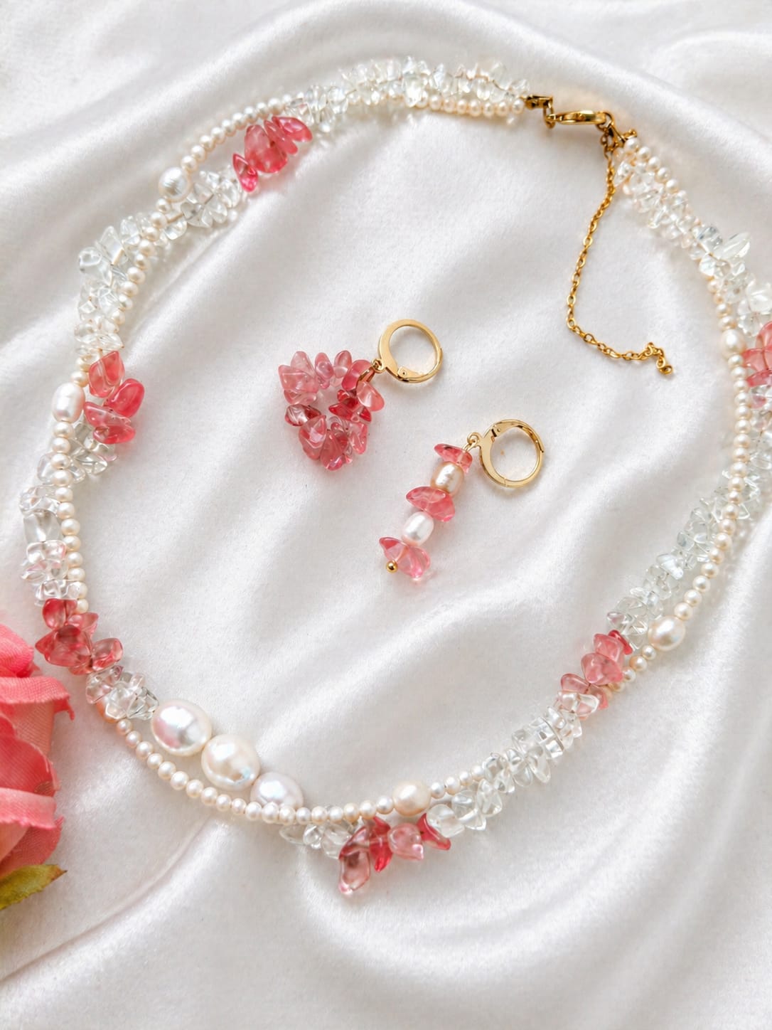Pink petal pearl